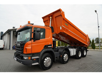 Camión volquete Scania P 410 / 8x4 / WYWROTKA TYLNOZSYPOWA / ALUFELGI / OPONY 100% / MA: foto 4