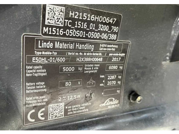 Leasing de  Linde E50HL-01/600 Linde E50HL-01/600: foto 4