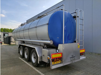 Semirremolque cisterna Burg 26165 liter Tankoplegger 1 kamer MET RVS Pomp: foto 2