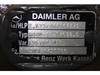 Diferencial para Camión DIFERENTIAL MERCEDES ACTROS R=2,533 R440-13 X351002075, 068502373: foto 3