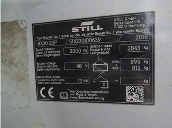Carretilla elevadora eléctrica Still RX20-20P: foto 5