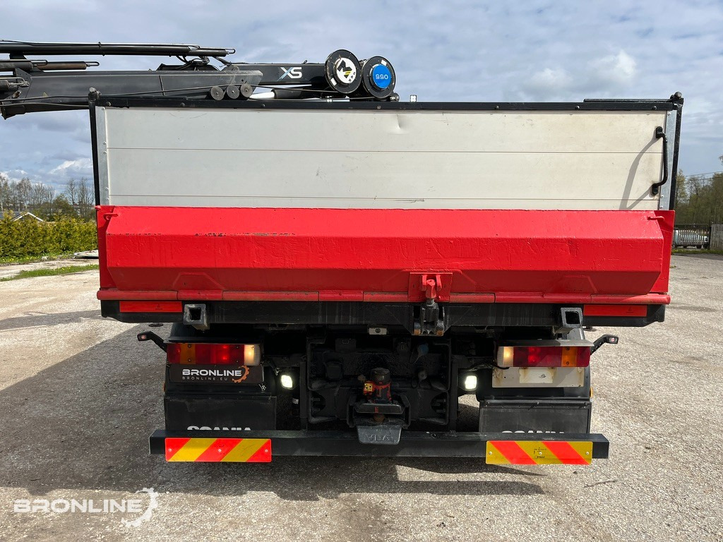 Camión volquete, Camión grúa 2002 SCANIA R114 6X2*4 Tipper+HIAB 166-e5 crane: foto 10