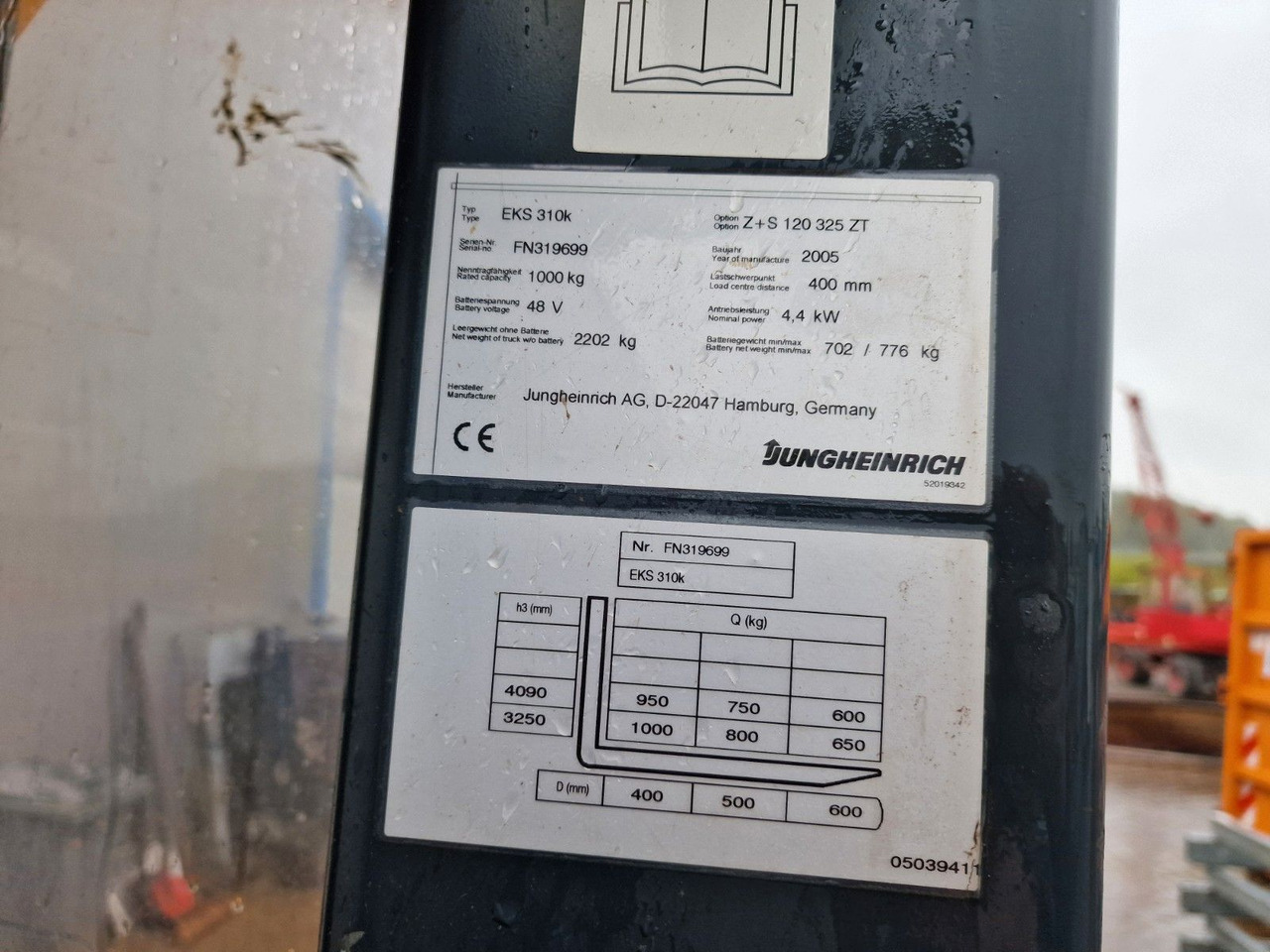 Recoge pedidos Jungheinrich EKS 310 k Bj 2005 Hochhub Kommissionierer: foto 7