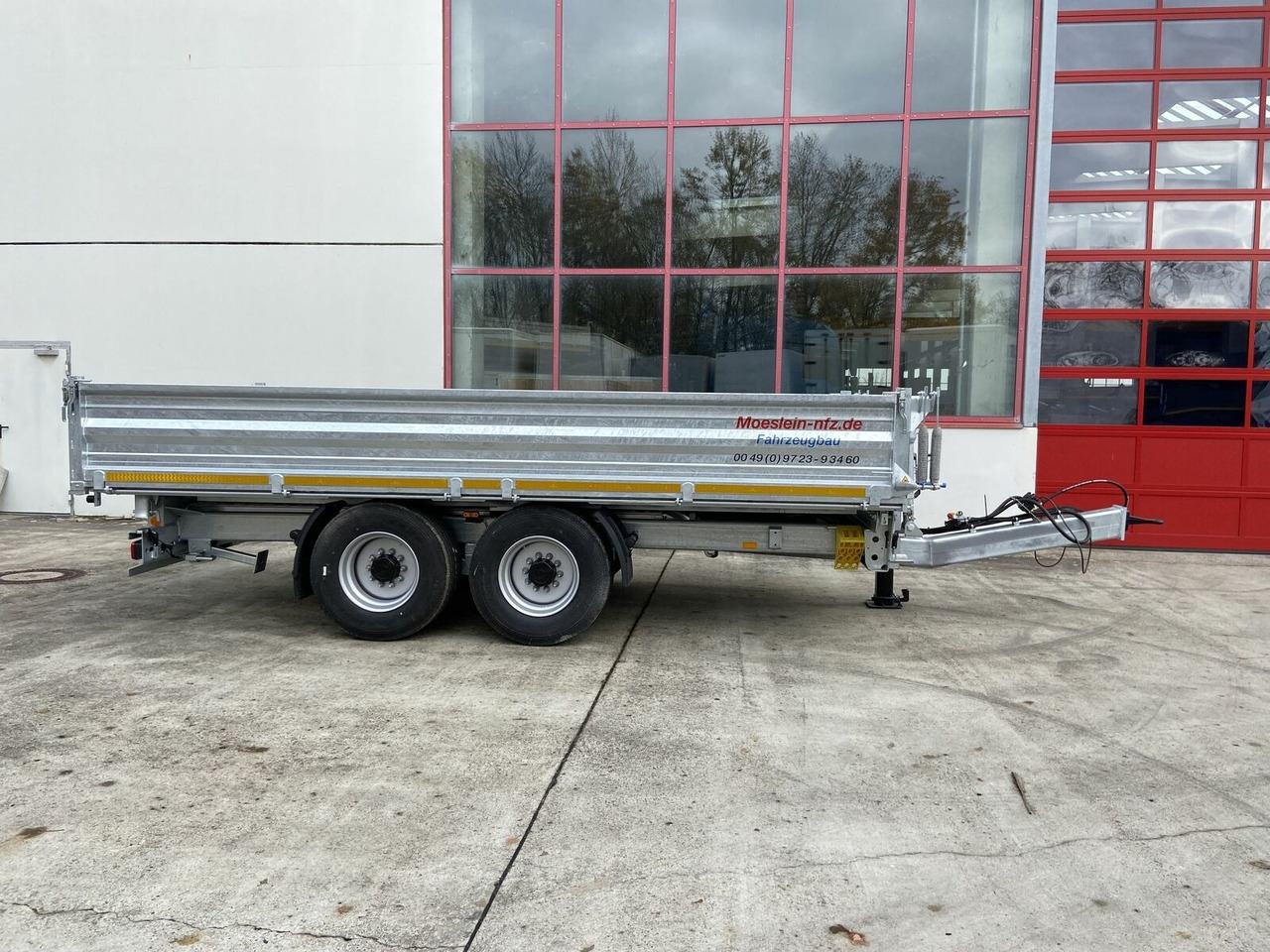 Remolque volquete Möslein  14 t Kipper Tieflader 5,70 m lang, Breite Reife: foto 8