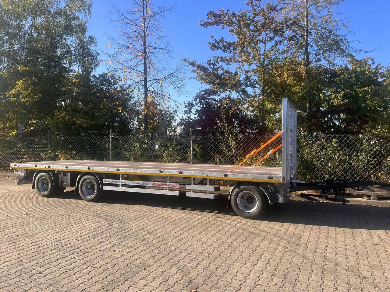 Möslein 3 Achs Jumbo- Plato- Anhänger, 10,5 m Ladefläch - Remolque plataforma/ Caja abierta: foto 5 Möslein 3 Achs Jumbo- Plato- Anhänger, 10,5 m Ladefläch - Remolque plataforma/ Caja abierta: foto 5