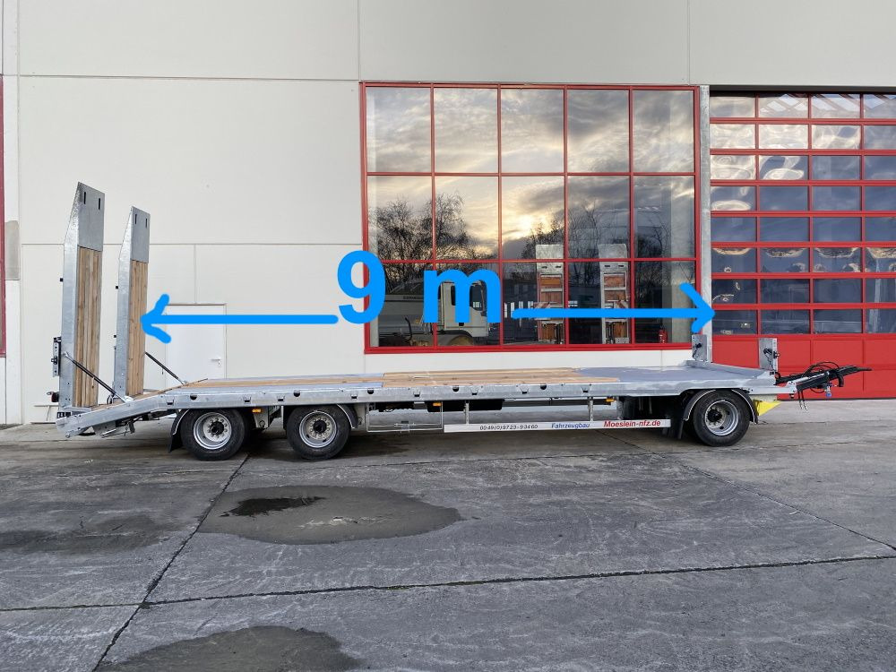 Möslein T 3-9,20 F Blatt 3 Achs Tieflader mit gerader Ladefläche 9 m, Neufahrzeug - Remolque góndola rebajadas: foto 1 Möslein T 3-9,20 F Blatt 3 Achs Tieflader mit gerader Ladefläche 9 m, Neufahrzeug - Remolque góndola rebajadas: foto 1