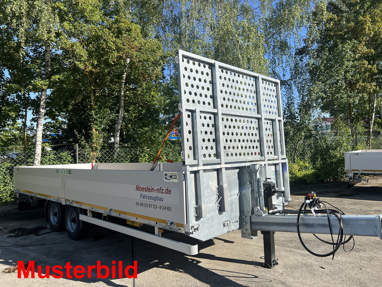Möslein THT 14,4 G 7,20 L 14,4 t Tandem- Pritschenanhänger- Tieflader - Remolque plataforma/ Caja abierta: foto 2 Möslein THT 14,4 G 7,20 L 14,4 t Tandem- Pritschenanhänger- Tieflader - Remolque plataforma/ Caja abierta: foto 2