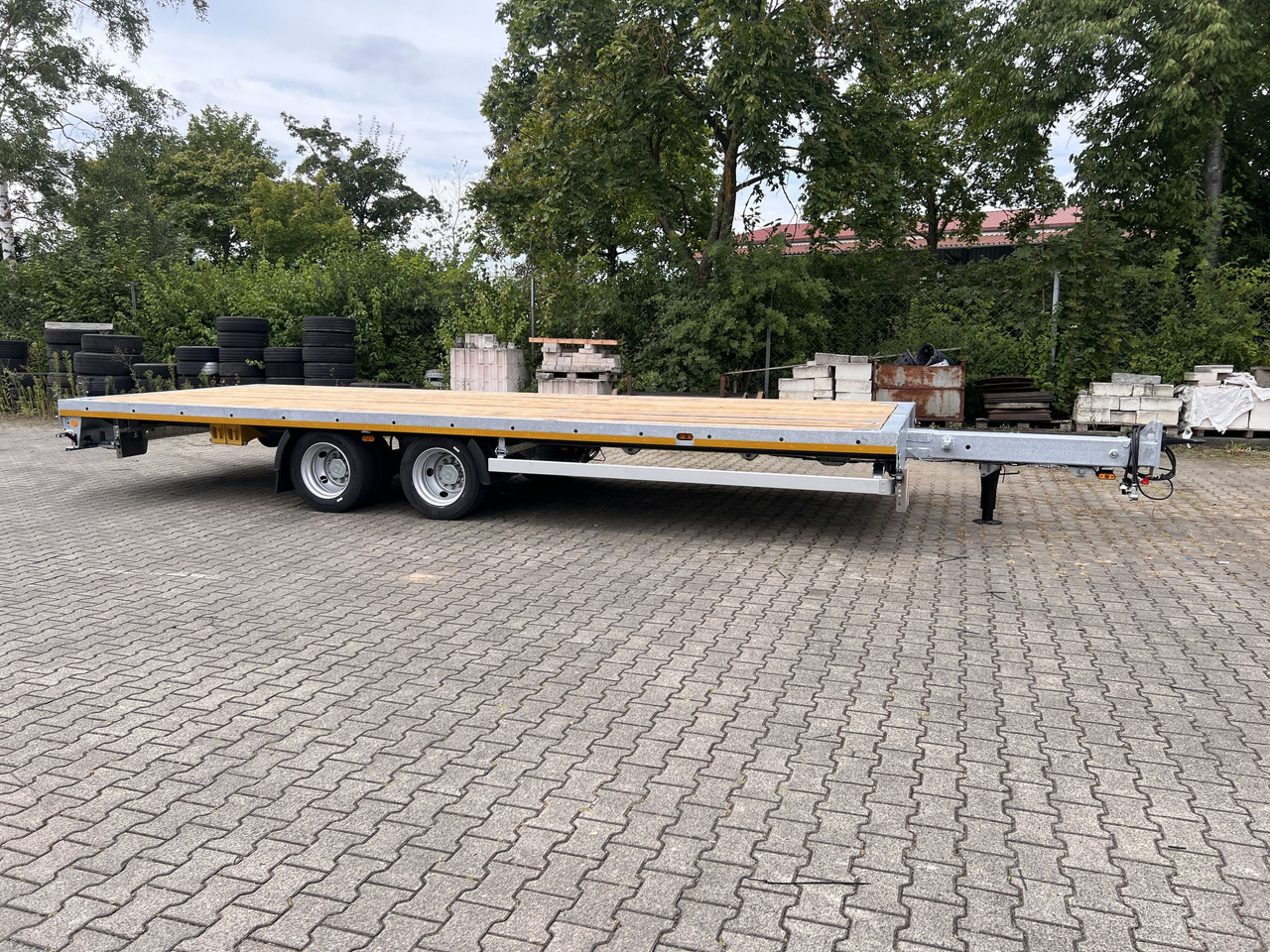 Möslein THT 14-G 7,20 L ausziehbar 13,9 t Tandemanhänger- Tieflader, ausziehbarLuftgefedert - Remolque plataforma/ Caja abierta: foto 3 Möslein THT 14-G 7,20 L ausziehbar 13,9 t Tandemanhänger- Tieflader, ausziehbarLuftgefedert - Remolque plataforma/ Caja abierta: foto 3