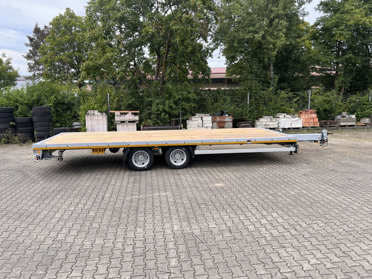 Möslein THT 14-G 7,20 L ausziehbar 13,9 t Tandemanhänger- Tieflader, ausziehbarLuftgefedert - Remolque plataforma/ Caja abierta: foto 4 Möslein THT 14-G 7,20 L ausziehbar 13,9 t Tandemanhänger- Tieflader, ausziehbarLuftgefedert - Remolque plataforma/ Caja abierta: foto 4