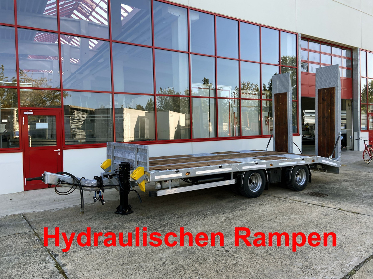 Möslein TT21-7,2 Hydr 21 t Tandemtieflader, hydr. Rampen, NEU - Remolque góndola rebajadas: foto 4 Möslein TT21-7,2 Hydr 21 t Tandemtieflader, hydr. Rampen, NEU - Remolque góndola rebajadas: foto 4