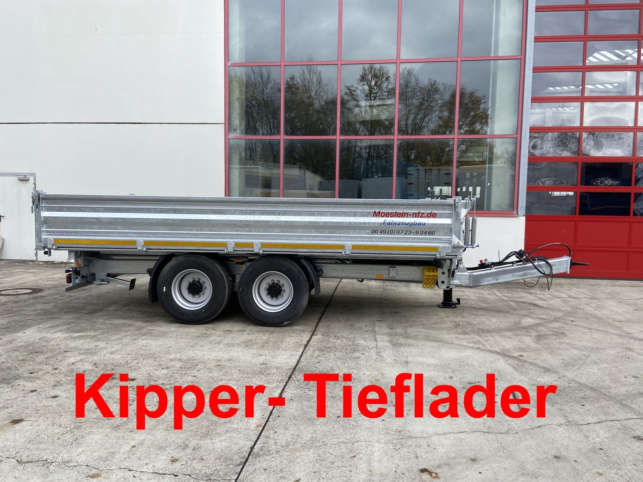 Möslein TTD 14 5,70 m 14 t Tandem- Kipper Tieflader 5,70 m lang, Breite Reifen-- Neufahrzeug -- - Remolque volquete: foto 5 Möslein TTD 14 5,70 m 14 t Tandem- Kipper Tieflader 5,70 m lang, Breite Reifen-- Neufahrzeug -- - Remolque volquete: foto 5