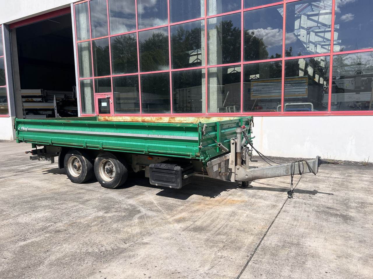 TK Tandemkipper- Tieflader, wenig Benutzt - Remolque volquete: foto 2 TK Tandemkipper- Tieflader, wenig Benutzt - Remolque volquete: foto 2