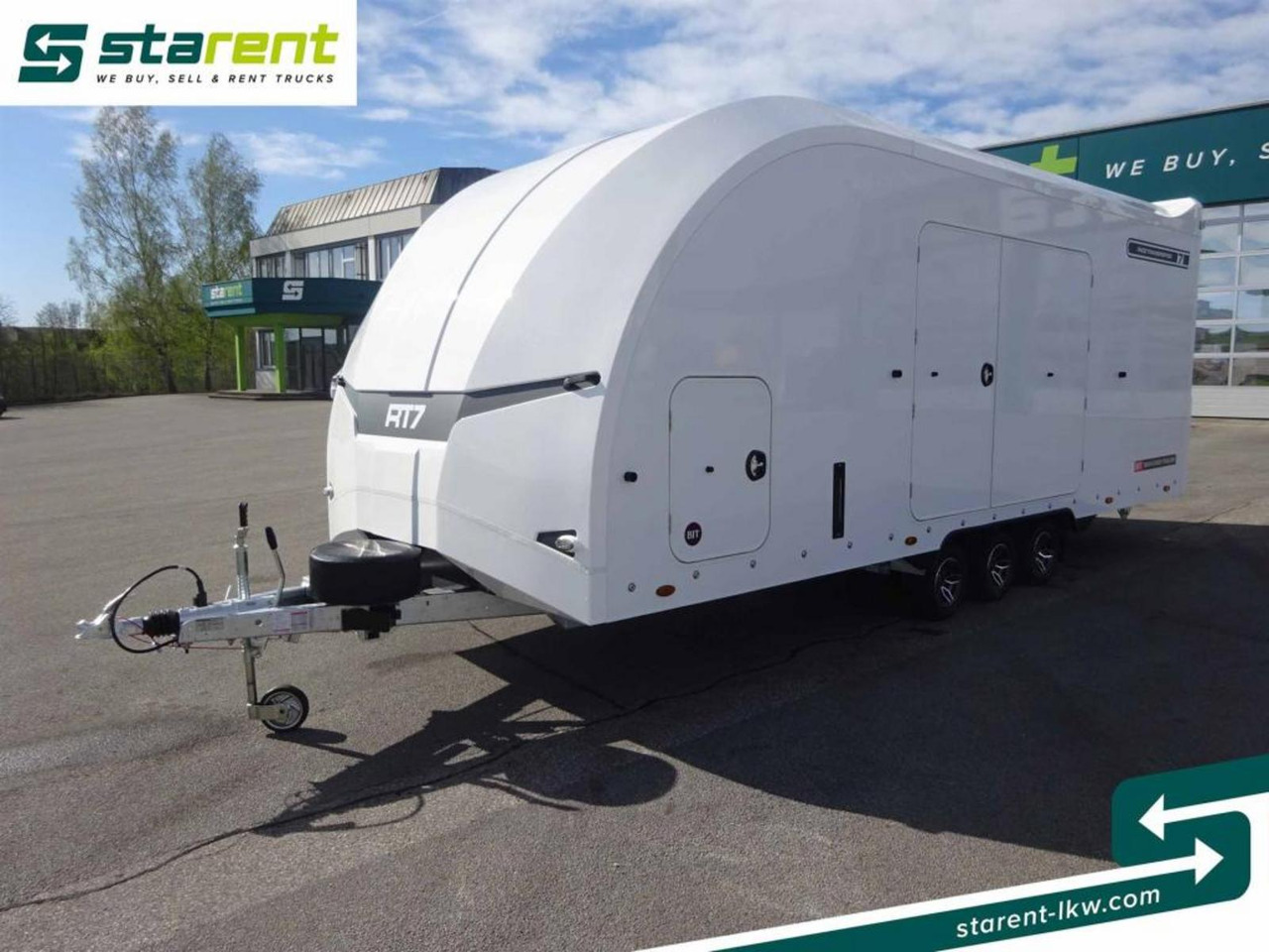 Brian James Trailers Race Transporter 7, extra Hoch, Seilwinde - Remolque portavehículos: foto 1 Brian James Trailers Race Transporter 7, extra Hoch, Seilwinde - Remolque portavehículos: foto 1