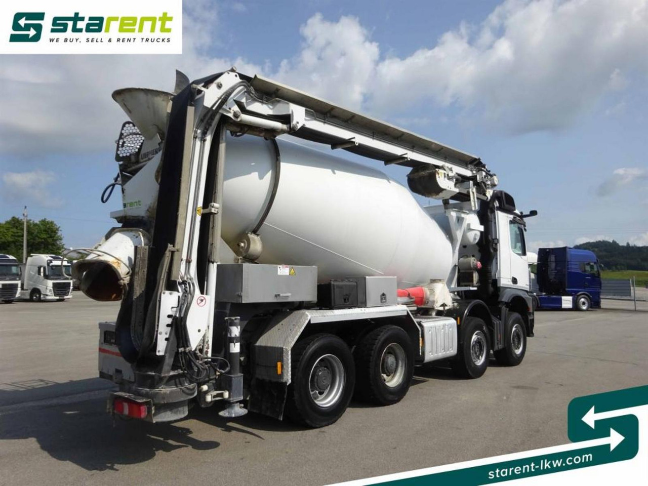 Mercedes Benz Arocs 3748 8x4 Liebherr Betonmischer + Förderband - Camión hormigonera: foto 5 Mercedes Benz Arocs 3748 8x4 Liebherr Betonmischer + Förderband - Camión hormigonera: foto 5