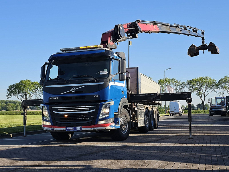 Volvo FM 460 8X2 HMF 3220 K6 - Camión caja abierta, Camión grúa: foto 1 Volvo FM 460 8X2 HMF 3220 K6 - Camión caja abierta, Camión grúa: foto 1