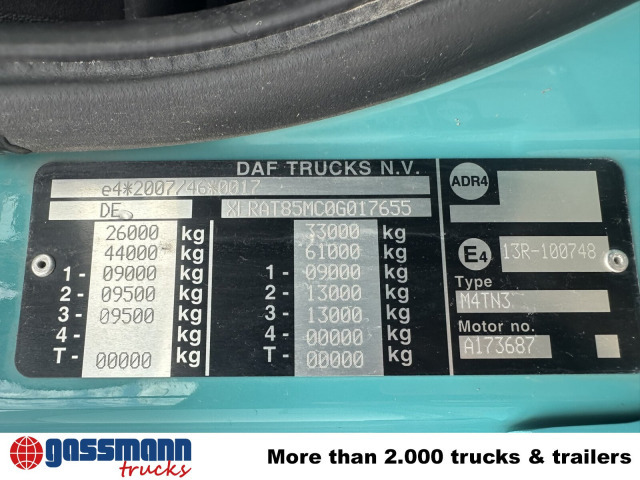 DAF CF 85.460 6x4, Bordmatik links - Camión volquete: foto 4 DAF CF 85.460 6x4, Bordmatik links - Camión volquete: foto 4