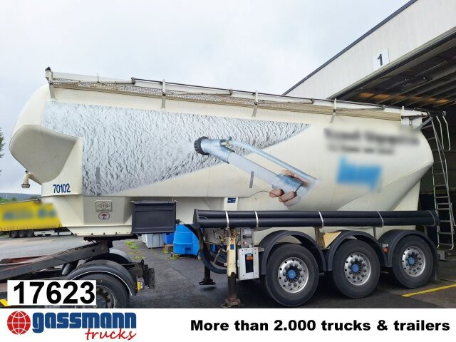 Feldbinder EUT 38.3-3, Liftachse, 3 Kammern, ca. 38.000l - Semirremolque silo: foto 1 Feldbinder EUT 38.3-3, Liftachse, 3 Kammern, ca. 38.000l - Semirremolque silo: foto 1