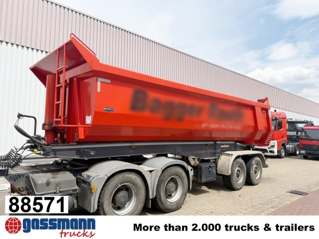 HEUSER 2A-SA Kippauflieger ca. 24m³ - Semirremolque volquete: foto 1 HEUSER 2A-SA Kippauflieger ca. 24m³ - Semirremolque volquete: foto 1