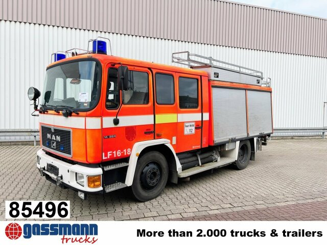 MAN 14.224 F 4x2 BB Doka, LF 16/18 - Camión de bomberos: foto 1 MAN 14.224 F 4x2 BB Doka, LF 16/18 - Camión de bomberos: foto 1