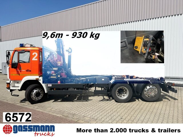 MAN 25/18.284 6x2-4 LL,Kran HMF 1113 K3, Funk, - Camión multibasculante, Camión grúa: foto 1 MAN 25/18.284 6x2-4 LL,Kran HMF 1113 K3, Funk, - Camión multibasculante, Camión grúa: foto 1
