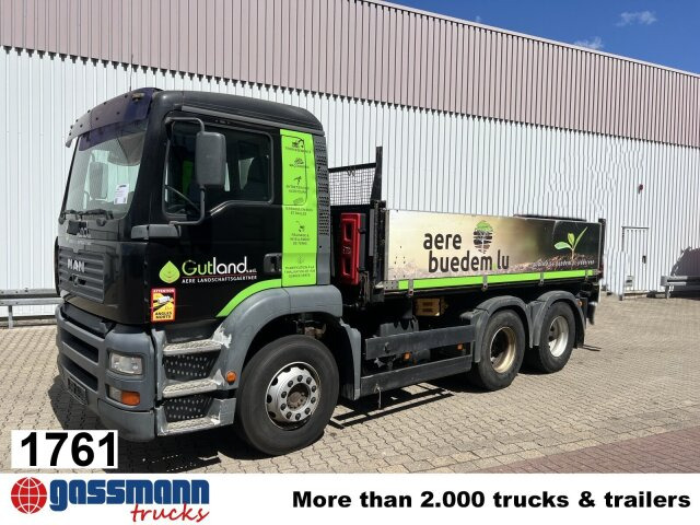 MAN TGA 26.363 6x4 BB, 2-S-Alukipper - Camión volquete, Camión grúa: foto 1 MAN TGA 26.363 6x4 BB, 2-S-Alukipper - Camión volquete, Camión grúa: foto 1