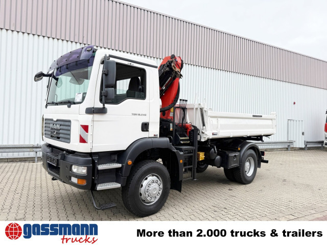 Camión volquete, Camión grúa MAN TGM 18.240 4x4 BB mit Kran Palfinger PK9501: foto 8