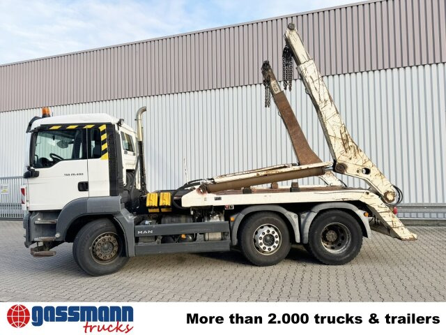MAN TGS 26.400 6x2/4 BL mit Vorlauflenk-/liftachse, - Camión portacontenedor de cadenas: foto 5 MAN TGS 26.400 6x2/4 BL mit Vorlauflenk-/liftachse, - Camión portacontenedor de cadenas: foto 5