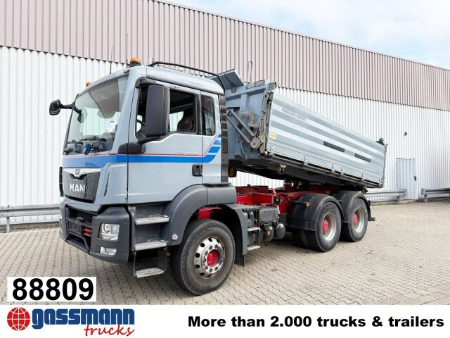 MAN TGS 26.460 6x4 BL, Alu-Bordwände - Camión volquete: foto 1 MAN TGS 26.460 6x4 BL, Alu-Bordwände - Camión volquete: foto 1