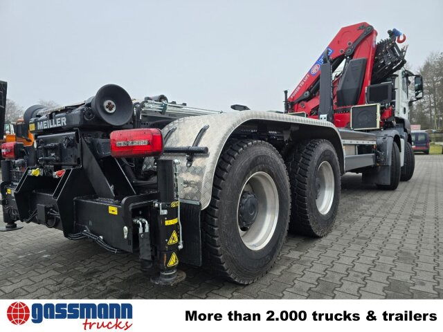 MAN TGS 35.480 8X4 BL, Intarder, Kran HMF 3220-K6, - Camión multibasculante, Camión grúa: foto 3 MAN TGS 35.480 8X4 BL, Intarder, Kran HMF 3220-K6, - Camión multibasculante, Camión grúa: foto 3