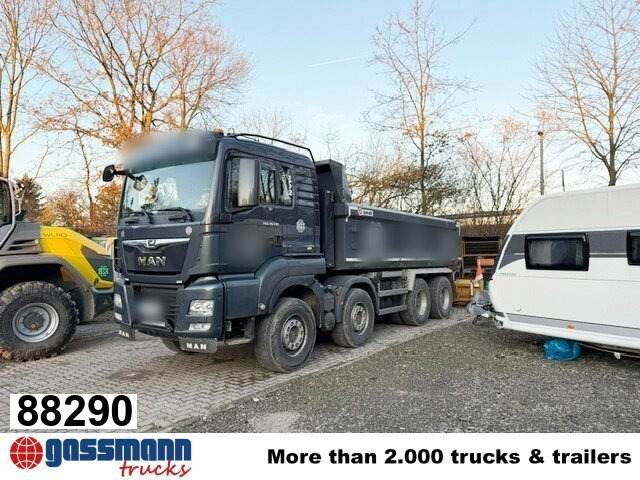 MAN TGS 35.510 8x4 BL, Intarder, Stahlmulde ca. - Dúmper: foto 1 MAN TGS 35.510 8x4 BL, Intarder, Stahlmulde ca. - Dúmper: foto 1