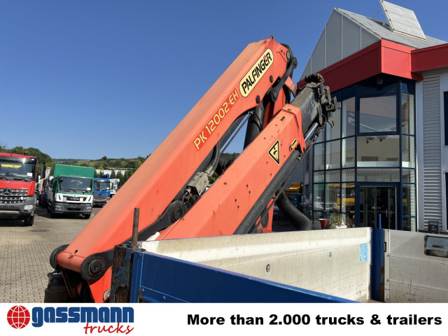 Mercedes-Benz Antos 1836 L 4x2, Glastransporter, Heckkran - Camión caja abierta, Camión grúa: foto 2 Mercedes-Benz Antos 1836 L 4x2, Glastransporter, Heckkran - Camión caja abierta, Camión grúa: foto 2