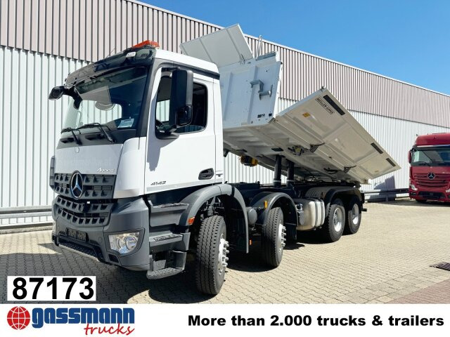 Mercedes-Benz Arocs 4142/48 K 8x4/4, Meiller Bordmatik links - Camión volquete: foto 1 Mercedes-Benz Arocs 4142/48 K 8x4/4, Meiller Bordmatik links - Camión volquete: foto 1