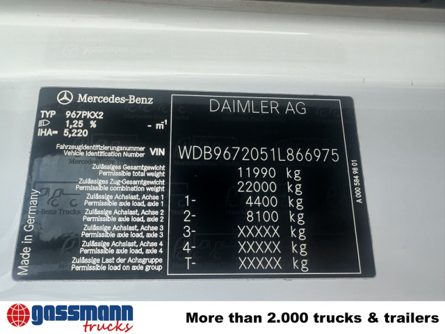 Mercedes-Benz Atego 1223 K 4x2, AHK-Öl - Camión volquete: foto 4 Mercedes-Benz Atego 1223 K 4x2, AHK-Öl - Camión volquete: foto 4