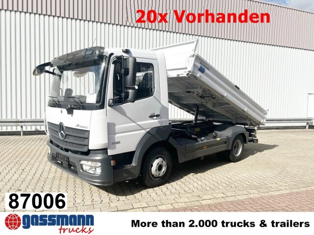 Mercedes-Benz Atego 818/23 K 4x2, 2x AHK, Meiller-Kipper, - Camión volquete: foto 1 Mercedes-Benz Atego 818/23 K 4x2, 2x AHK, Meiller-Kipper, - Camión volquete: foto 1