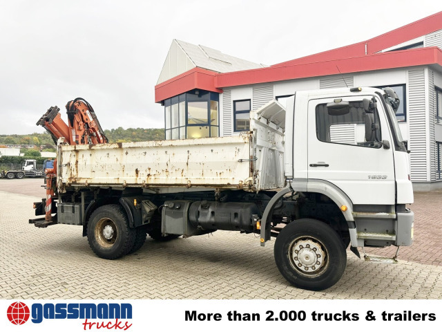 Camión volquete, Camión grúa Mercedes-Benz Axor 1833 AK 4x4 mit Heckkran Atlas 105.2-A2L: foto 9 Camión volquete, Camión grúa Mercedes-Benz Axor 1833 AK 4x4 mit Heckkran Atlas 105.2-A2L: foto 9