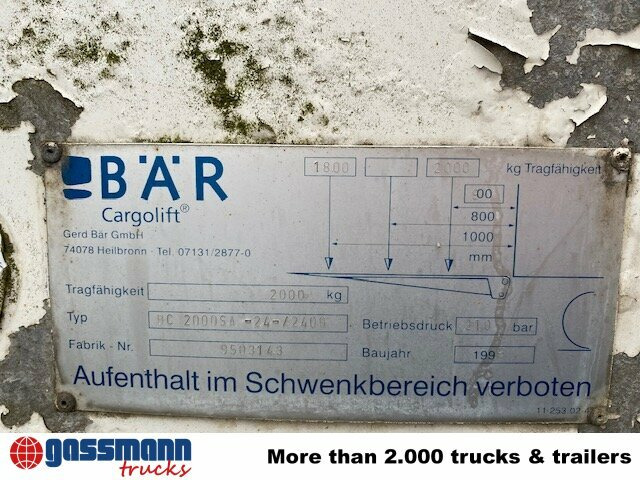 ROHR 2-A-Kühlanhänger, LBW - Remolque frigorífico: foto 5 ROHR 2-A-Kühlanhänger, LBW - Remolque frigorífico: foto 5