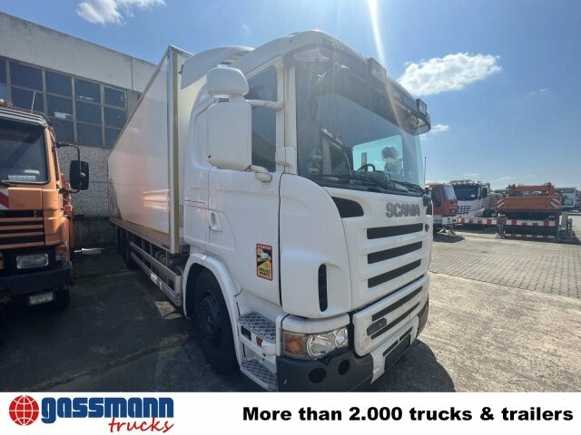 Camión caja cerrada Scania G420 6x2, Liftachse, Hiab LBW, Motor defekt!: foto 9