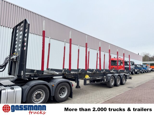 Schwarzmüller 3-Achs Holzauflieger, Liftachse, MEHRFACH - Semirremolque maderero: foto 4 Schwarzmüller 3-Achs Holzauflieger, Liftachse, MEHRFACH - Semirremolque maderero: foto 4