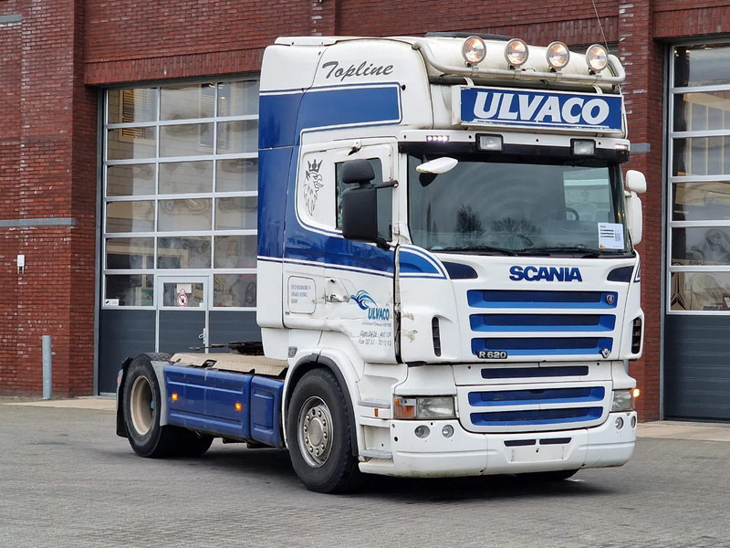 Scania R620-V8 Topline - Manual gearbox - Retarder - Full air - Old tacho - Damaged - Cabeza tractora: foto 1 Scania R620-V8 Topline - Manual gearbox - Retarder - Full air - Old tacho - Damaged - Cabeza tractora: foto 1