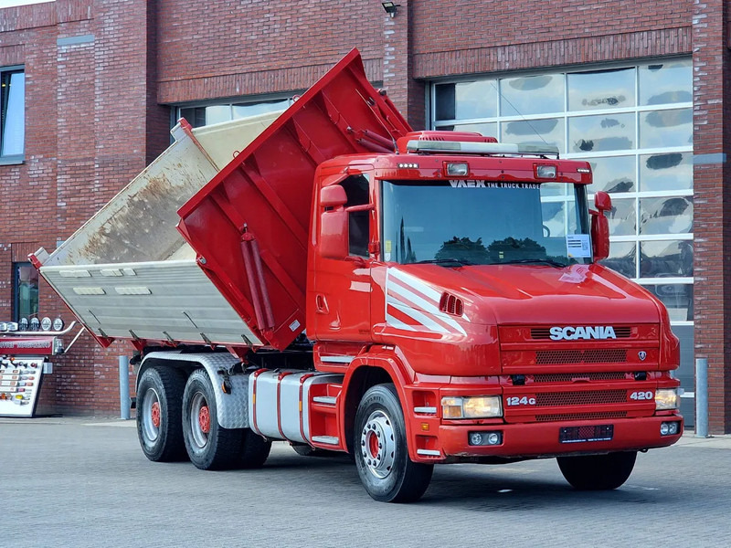 Scania T124-420 6x4 - Tipper - Retarder - Full steel - HUB Reduction - Manual gearbox - Camión volquete: foto 2 Scania T124-420 6x4 - Tipper - Retarder - Full steel - HUB Reduction - Manual gearbox - Camión volquete: foto 2