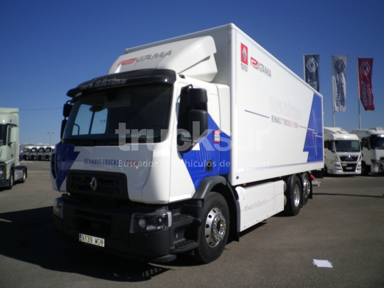 RENAULT D WIDE 26T E-TECH ELECTRICO 100% - Camión caja cerrada: foto 1 RENAULT D WIDE 26T E-TECH ELECTRICO 100% - Camión caja cerrada: foto 1