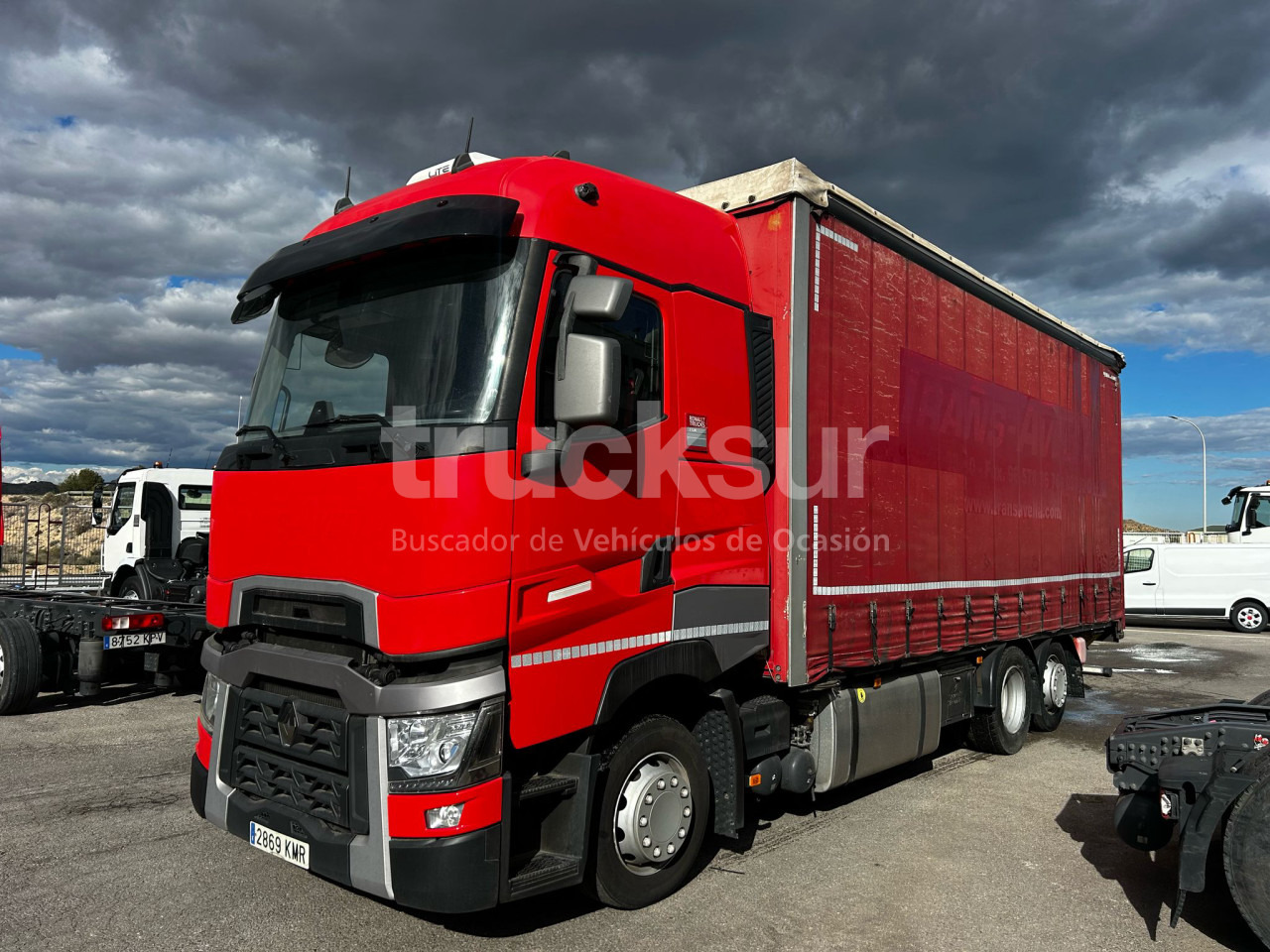Camión lona RENAULT T480 HIGH SLEEPER CAB 6X2*4 ejes 6x2*4: foto 1
