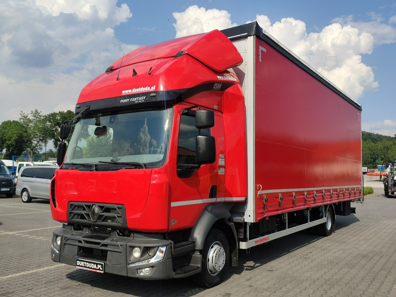 Renault D12.240 E6 Firana Tył Drzwi Dach Zsuwany Długa 830cm - Camión lona: foto 5 Renault D12.240 E6 Firana Tył Drzwi Dach Zsuwany Długa 830cm - Camión lona: foto 5