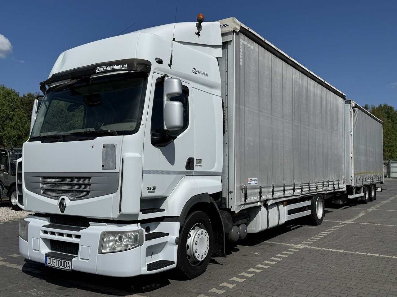 Renault Premium 380 DXi Euro 5 Firana 19 Palet Dach Zsuwany 18ton DMC - Camión lona: foto 5 Renault Premium 380 DXi Euro 5 Firana 19 Palet Dach Zsuwany 18ton DMC - Camión lona: foto 5