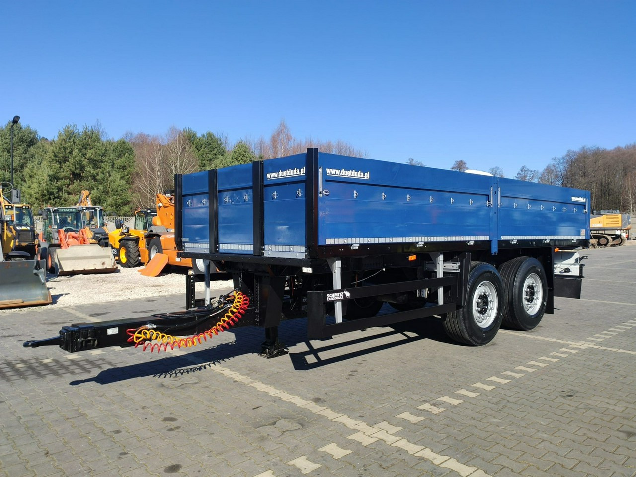 Schmitz Cargobull Ciężarowa 2-osiowa na poduszkach Tandem Stan Unikat !!! - Remolque plataforma/ Caja abierta: foto 2 Schmitz Cargobull Ciężarowa 2-osiowa na poduszkach Tandem Stan Unikat !!! - Remolque plataforma/ Caja abierta: foto 2