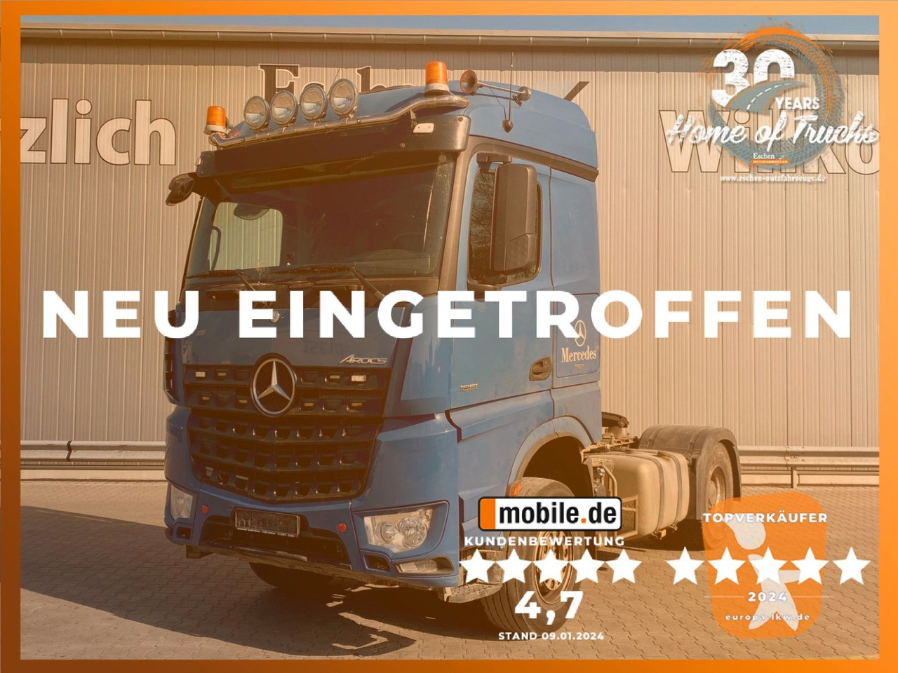 Mercedes-Benz 1851 Arocs LS | 2x Hydraulik*Reifen:70%*1.Hd*AC - Cabeza tractora: foto 1 Mercedes-Benz 1851 Arocs LS | 2x Hydraulik*Reifen:70%*1.Hd*AC - Cabeza tractora: foto 1