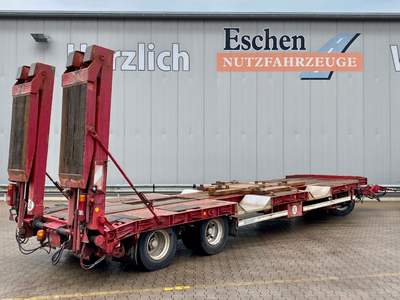 Langendorf Tieflader| hydr. Scherenrampen*verbreiterbar*SAF - Remolque góndola rebajadas: foto 4 Langendorf Tieflader| hydr. Scherenrampen*verbreiterbar*SAF - Remolque góndola rebajadas: foto 4