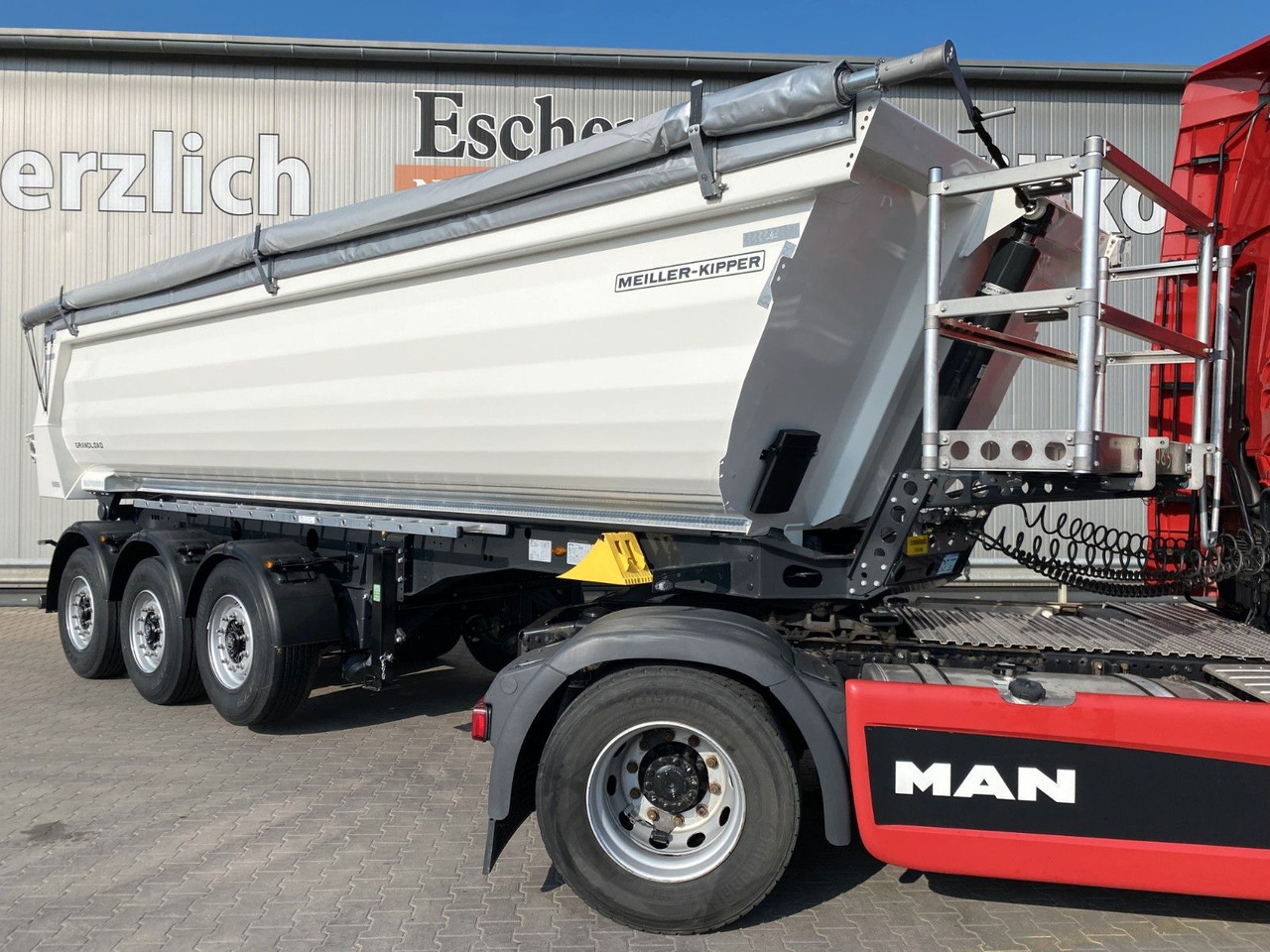 Meiller MHPS 44.3 NEW | Grandload*WEIß RAL9010*Plane*BPW - Semirremolque volquete: foto 1 Meiller MHPS 44.3 NEW | Grandload*WEIß RAL9010*Plane*BPW - Semirremolque volquete: foto 1