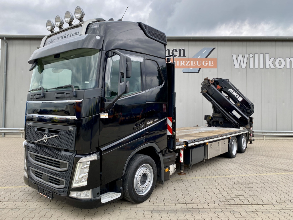 Volvo FH 460 / MKG HLK 531 HPa6 Kran - Camión caja abierta, Camión grúa: foto 1 Volvo FH 460 / MKG HLK 531 HPa6 Kran - Camión caja abierta, Camión grúa: foto 1
