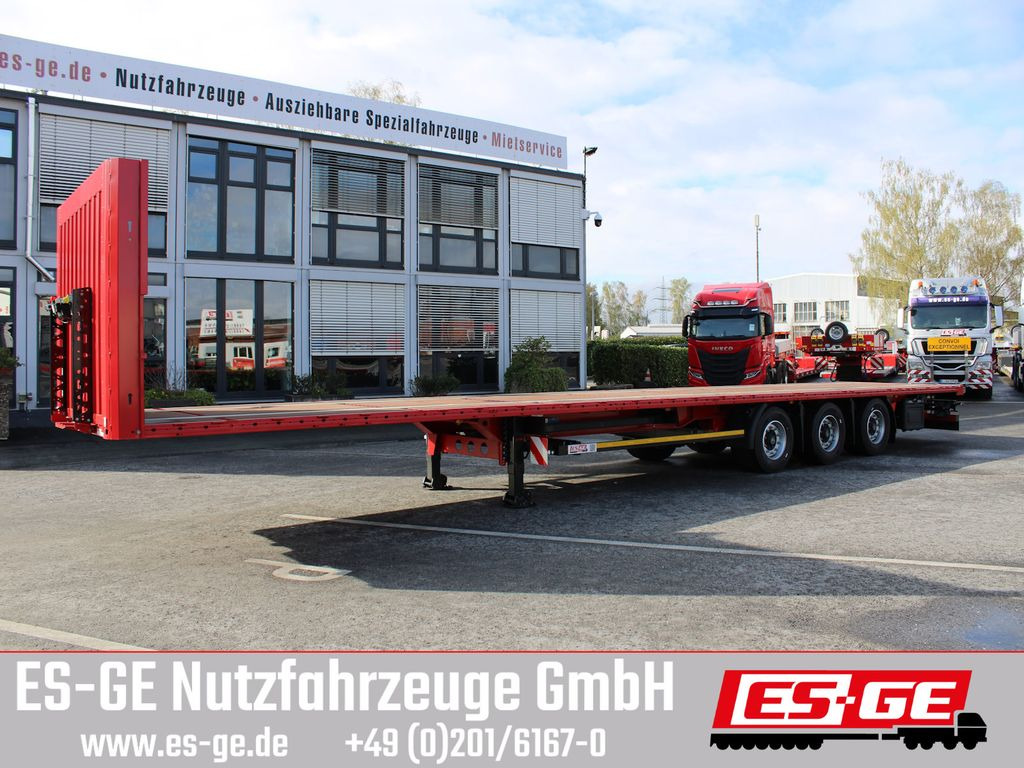 Kögel 3-Achs-Mega Chassis - Semirremolque plataforma/ Caja abierta: foto 1 Kögel 3-Achs-Mega Chassis - Semirremolque plataforma/ Caja abierta: foto 1
